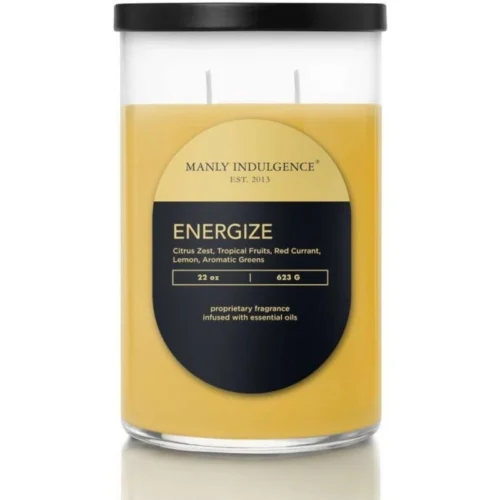 Candela di soia profumata Energize Colonial Candle